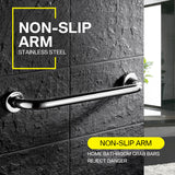Stainless Steel Bathroom Bath Shower Handle Hand Rail Grab Safety Bar Aid Holder